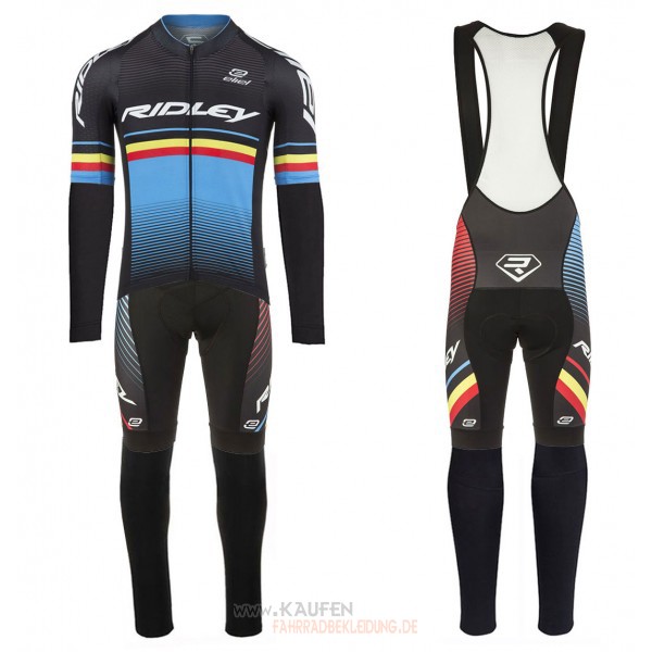 Ridley Rincon Langarmtrikot 2017 Und Lange Tragerhose Shwarz Und Blau